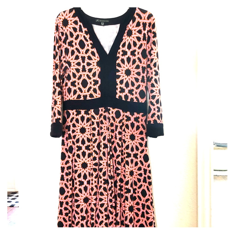 Adrianna Papell geometric Knit dress